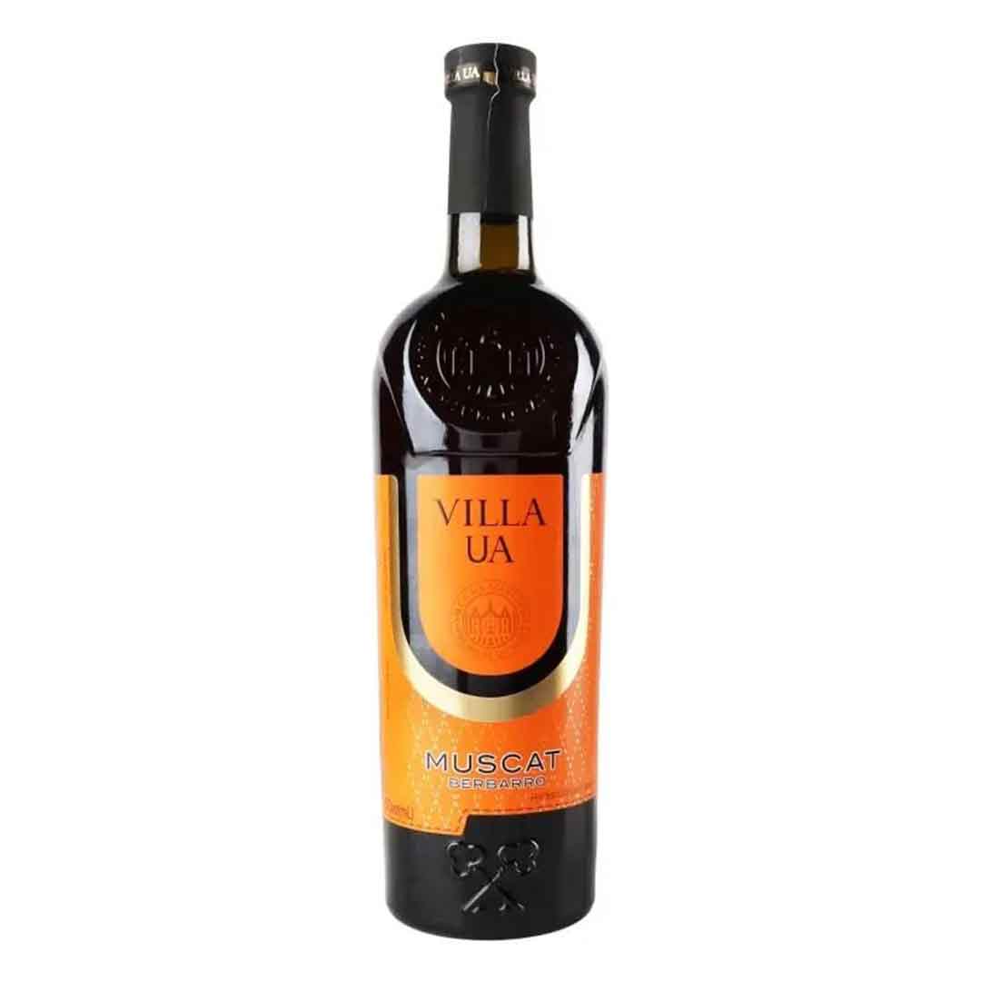 Вино Villa UA Muscat Berbarro червоне напівсолодке 0,75л 9-13 %