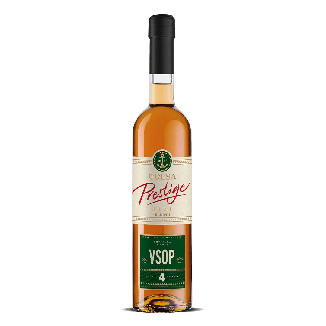 Бренди Odessa Prestige ординарный 4 года выдержки 0,5л 40%