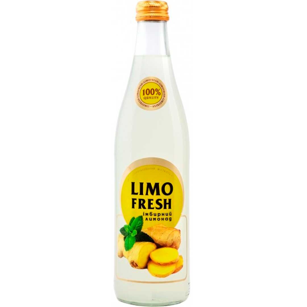 Напій безалкогольний сильногазований імбирний лимонад Limofrech 0,5 л