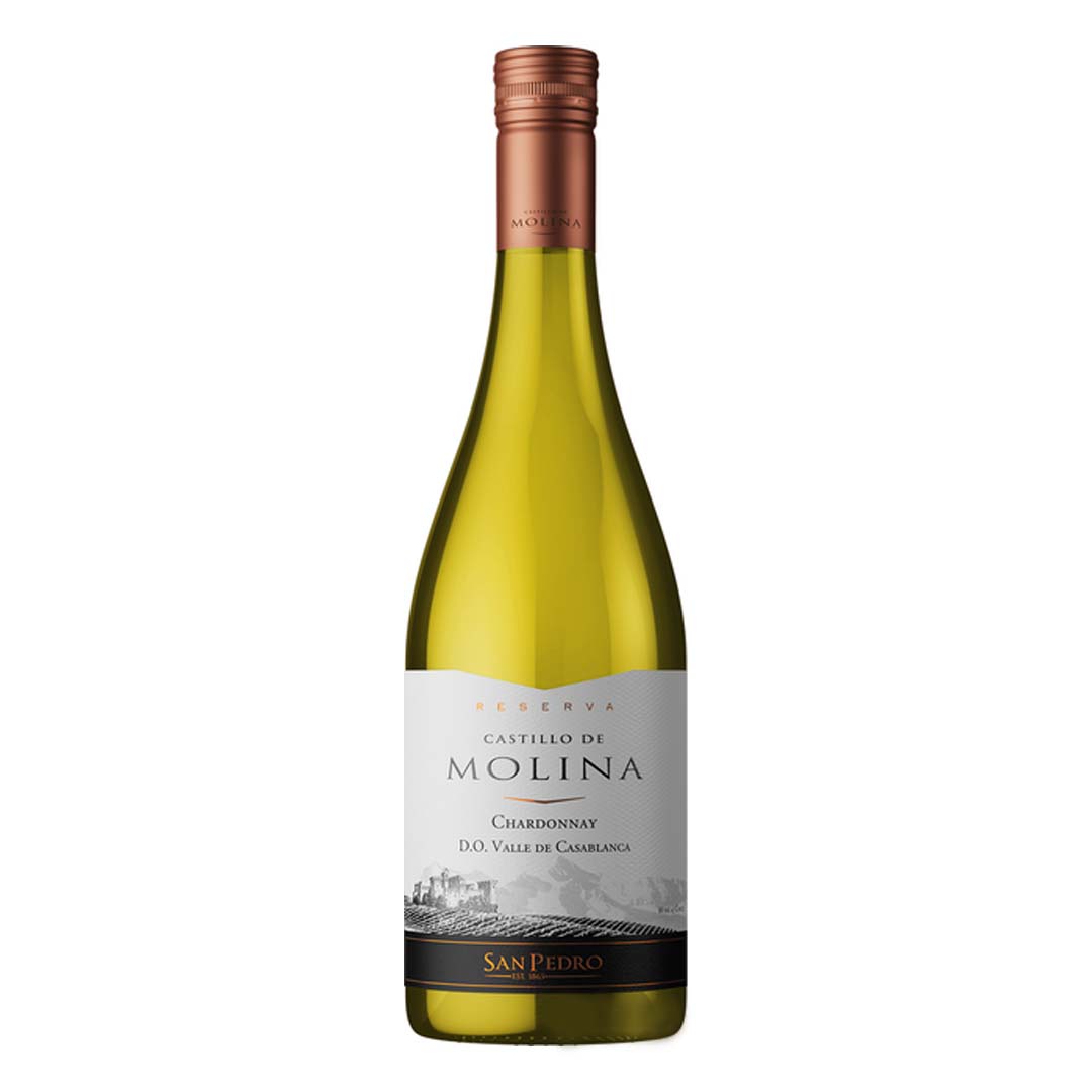 Вино Castillo de Molina Chardonnay белое сухое 0,75л 13-14%