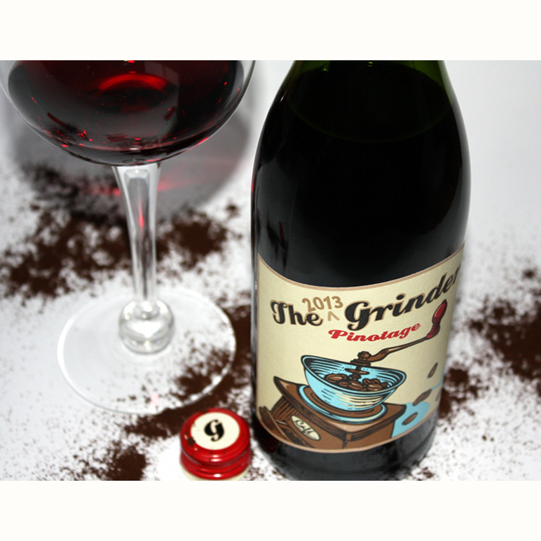 Вино The Grinder Pinotage красное сухое 0,75л 14% купить