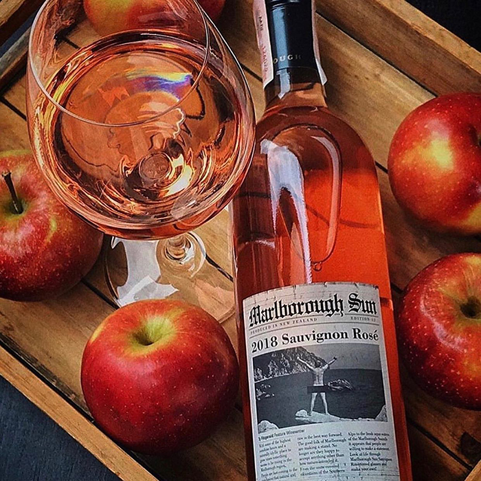 Вино Marlborough Sun Sauvignon Rose розовое сухое 0,75л 12,5% купить