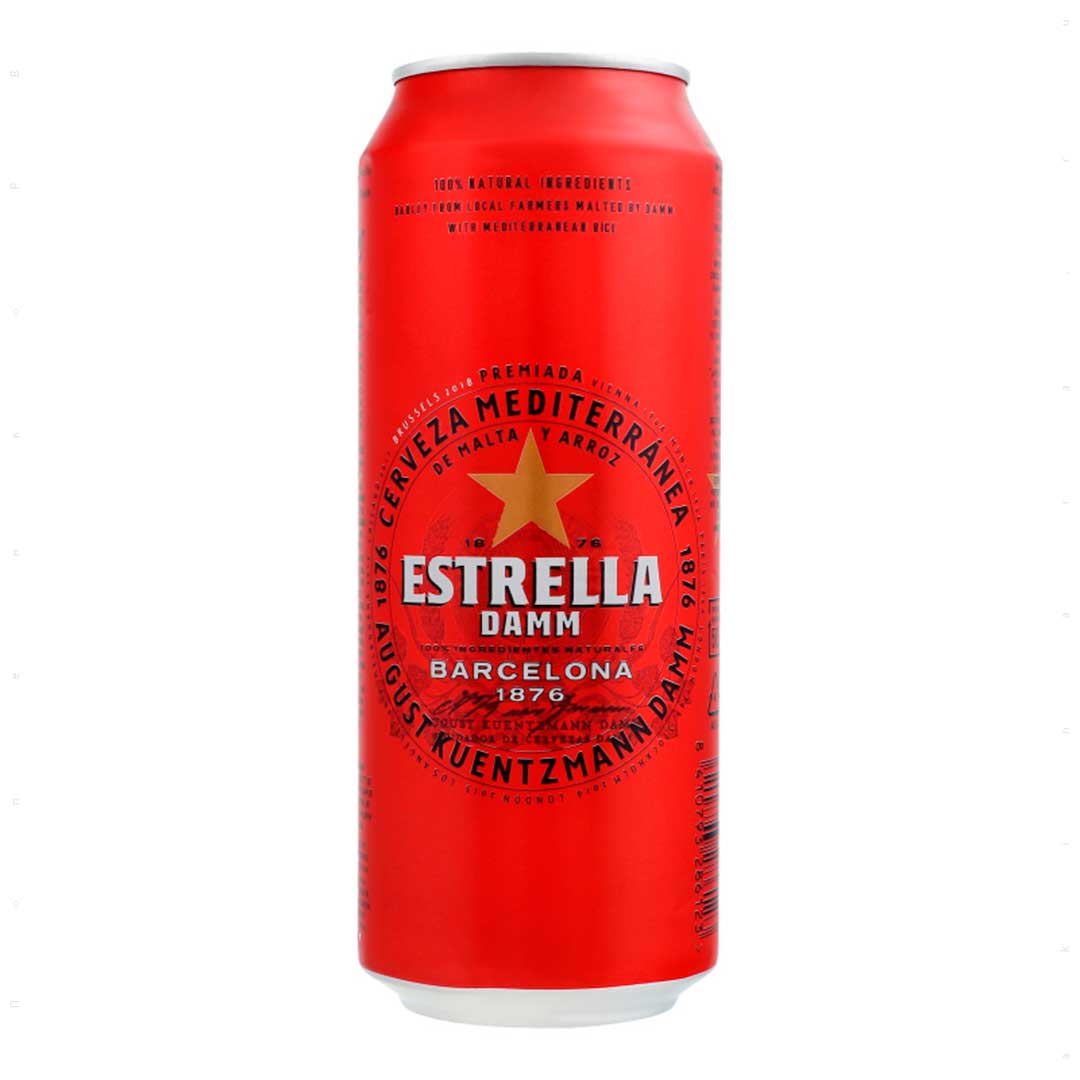 Пиво Estrella Damm Lager світле фільтроване 4,6% 0,5л