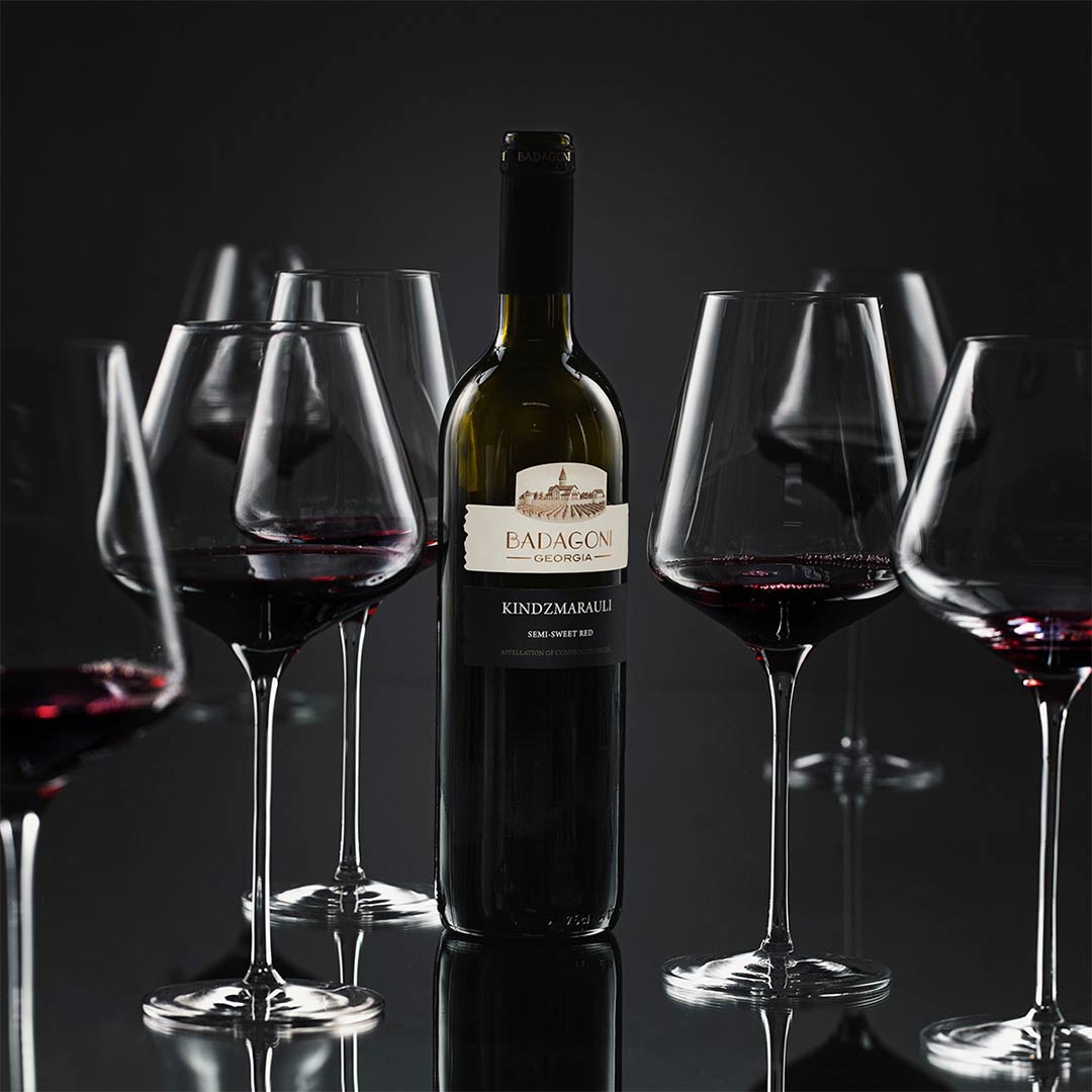 Вино Badagoni Кіндзмараулі червоне напівсолодке 0,75л 11% купити