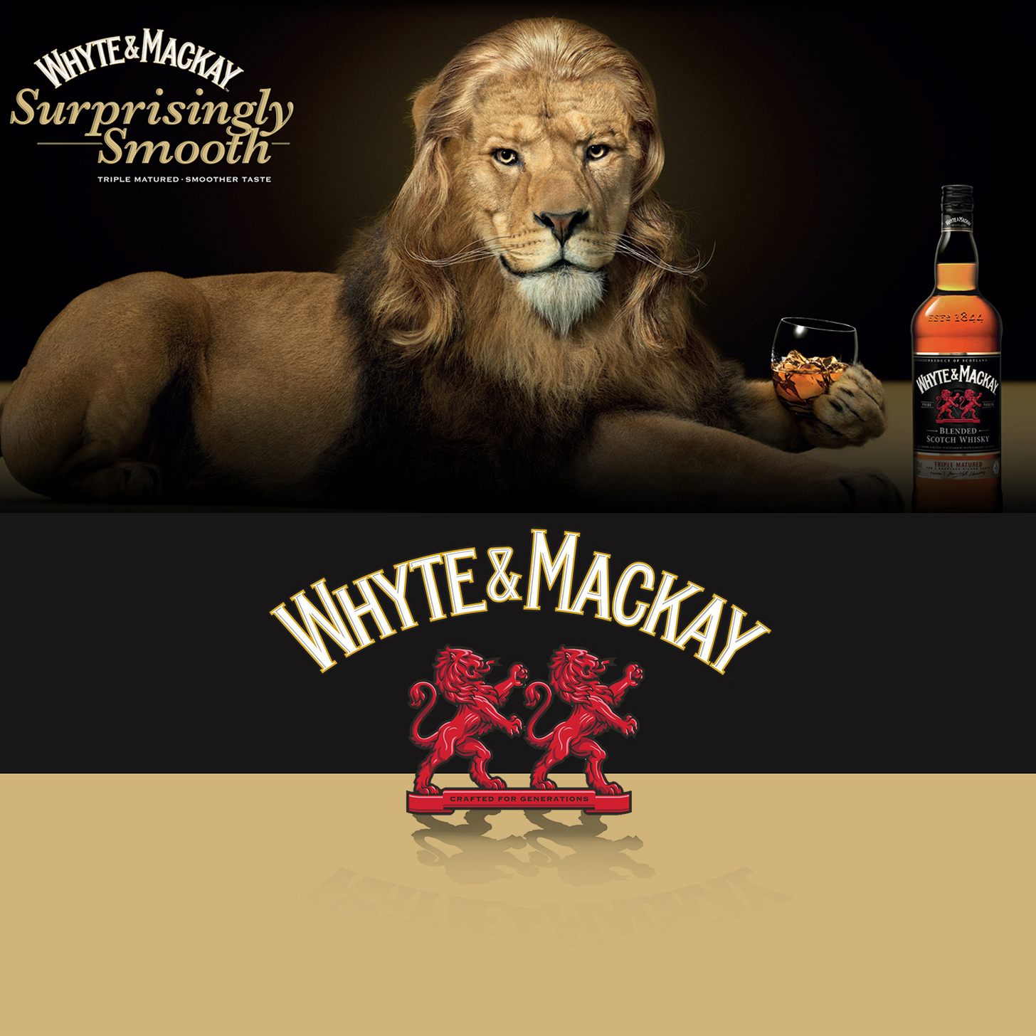 Виски Whyte&amp;Mackay 0,35л 40% купить
