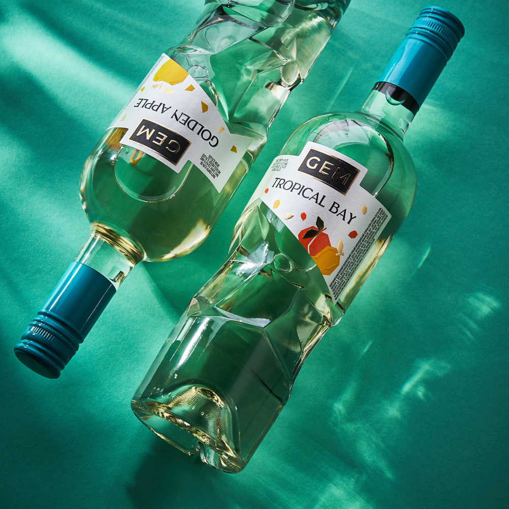 Напиток винный слабоалк. GEM Тропический Залив газированный полусладкий белый (2497) 0,75л 6,9% в Украине