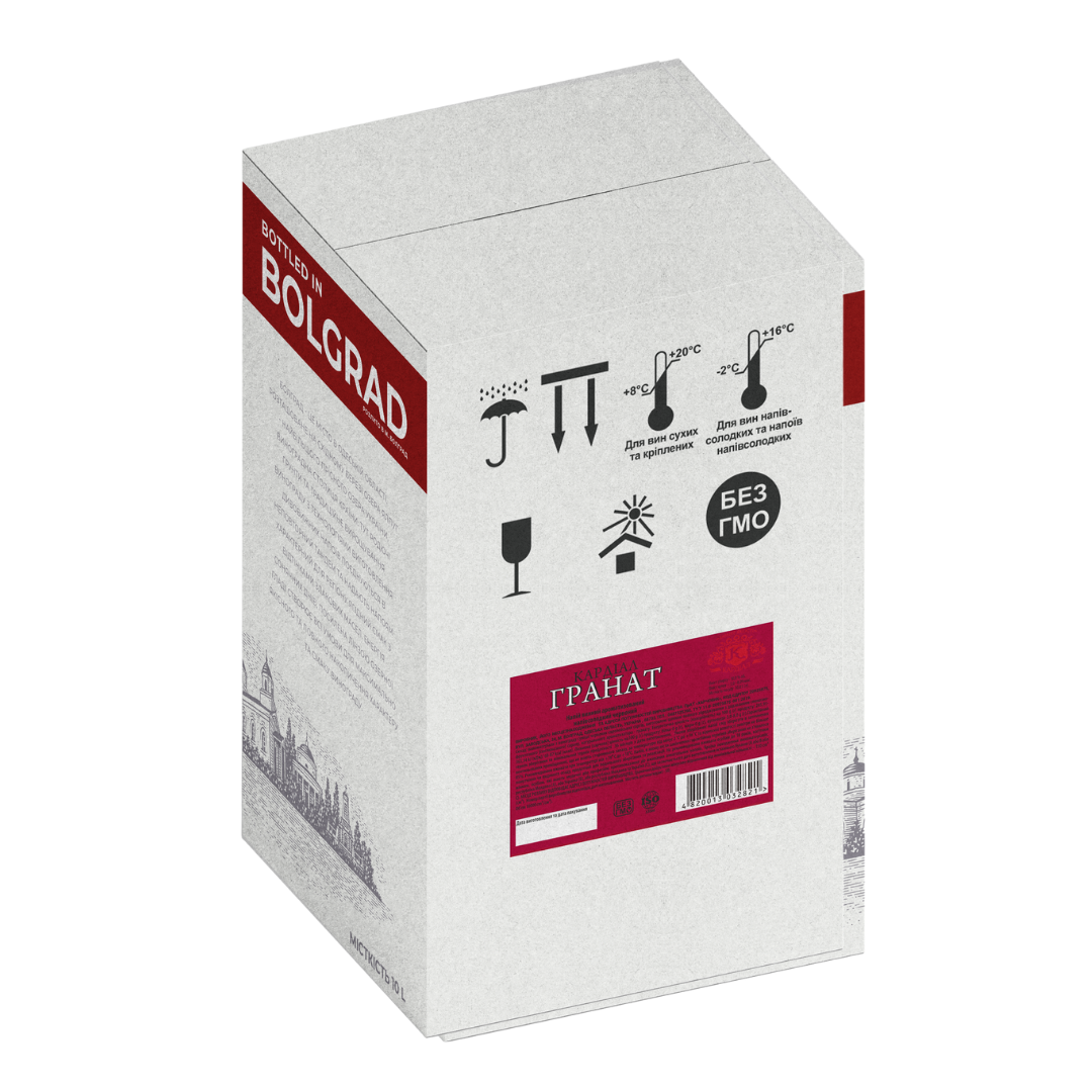 Винный напиток Болград Кардиал Гранат красный 10л 9-12% купить