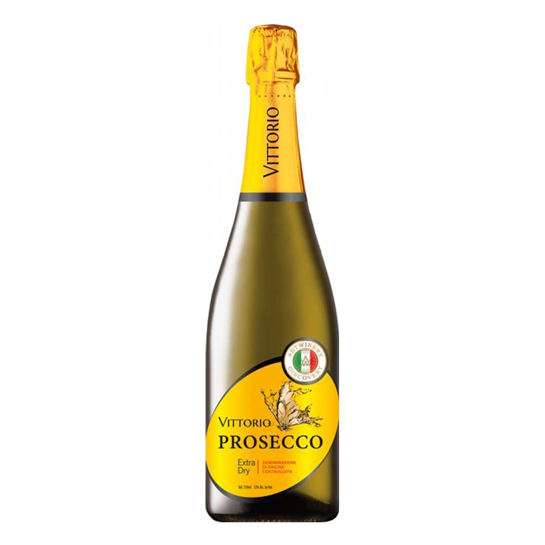 Вино ігристе Vittorio Prosecco Doc Spumante Extra Dry біле екстрасухе 0,75л 11%