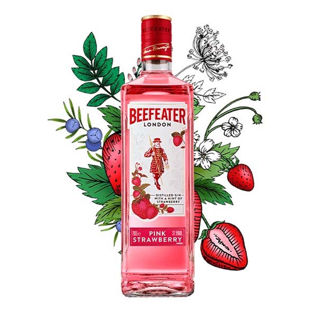 Джин Beefeater Pink Strawberry 0,7 л 37,5% купить