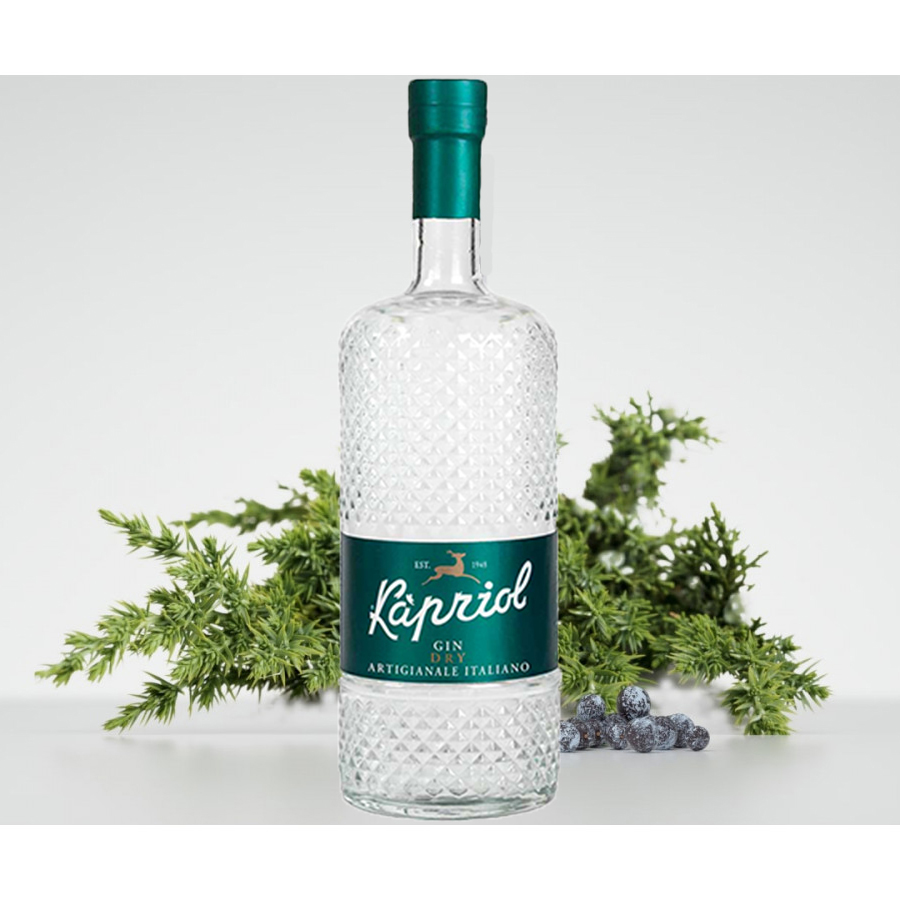 Джин італійський Kapriol Dry Gin 0,7л 41,70% купити