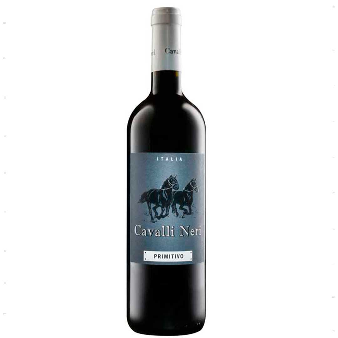 Вино Cavalli Neri Primitivo Puglia IGT 2015 красное сухое 0,75л 13,5%