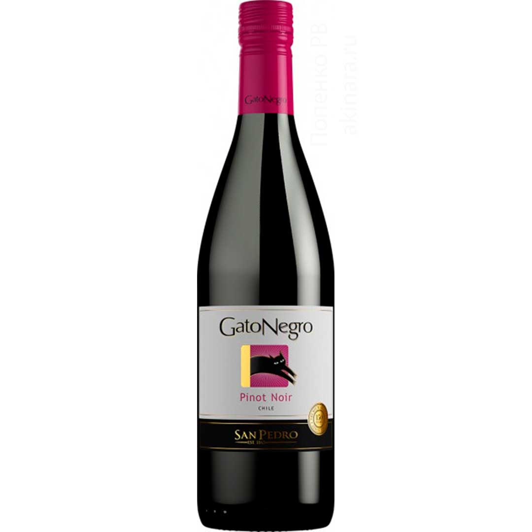 Вино Gato Negro Pinot Noir червоне сухе 0,75л 13,9%