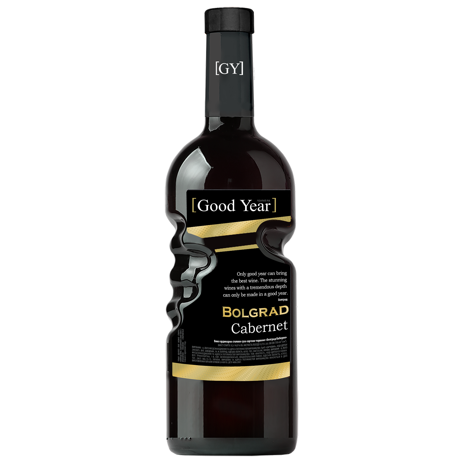 Вино Bolgrad Good Year Cabernet червоне сухе 0,75л 9,5-14%