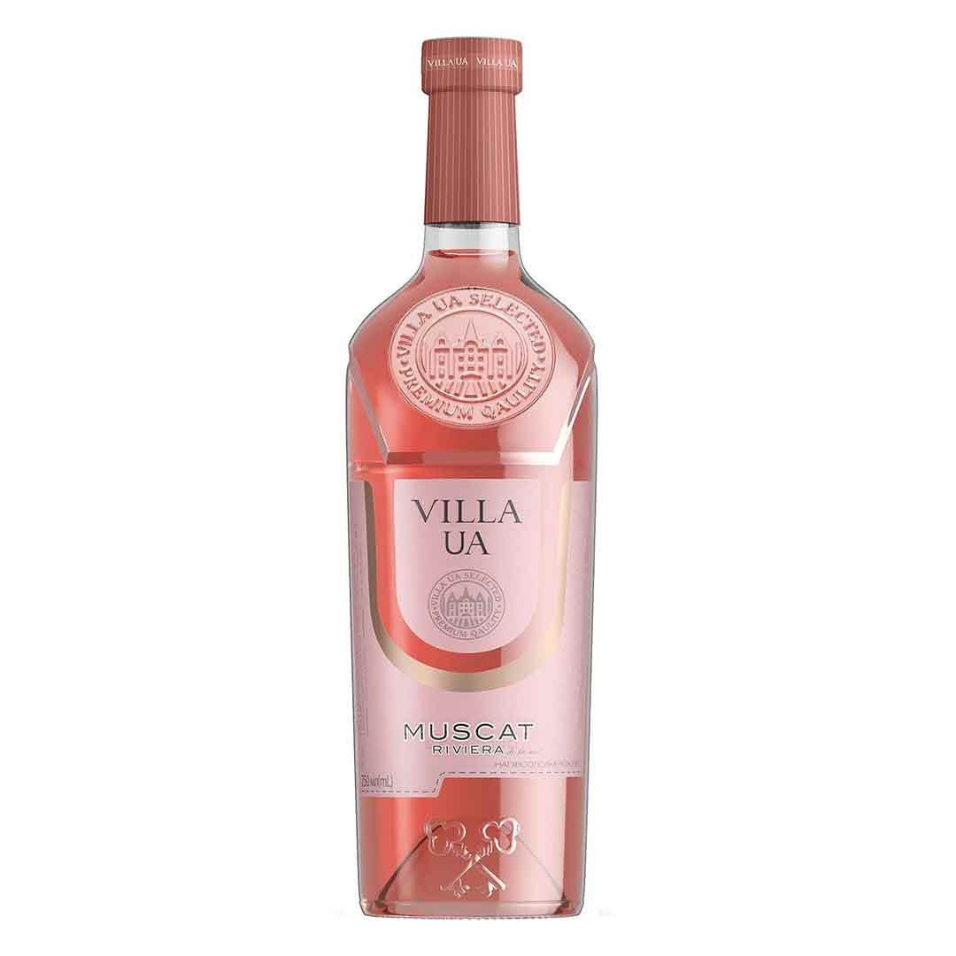 Вино Villa UA Мускат Ривьера розовое полусладкое 0,75л 9-13%