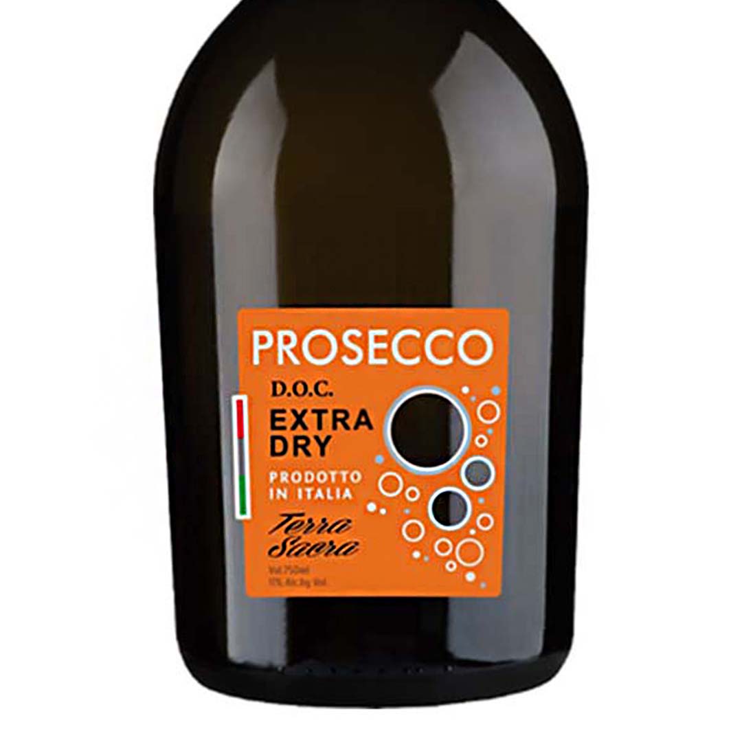 Вино ігристе Terra Sacra Prosecco Extra Dry сухе біле 0,75л 11% купити