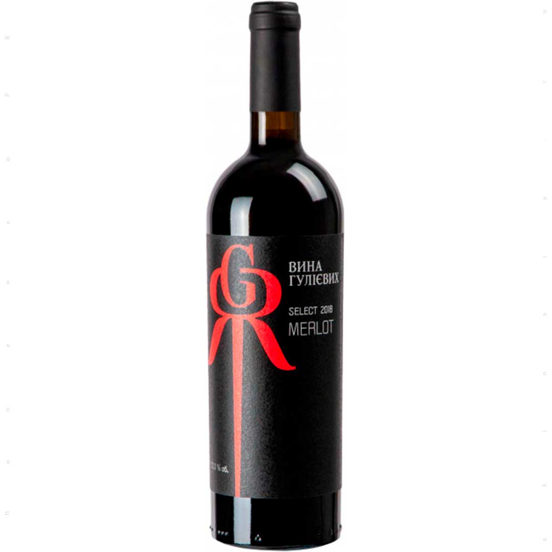 Вино Вина Гулиевых Select Merlot сухое красное 0,75л 13%