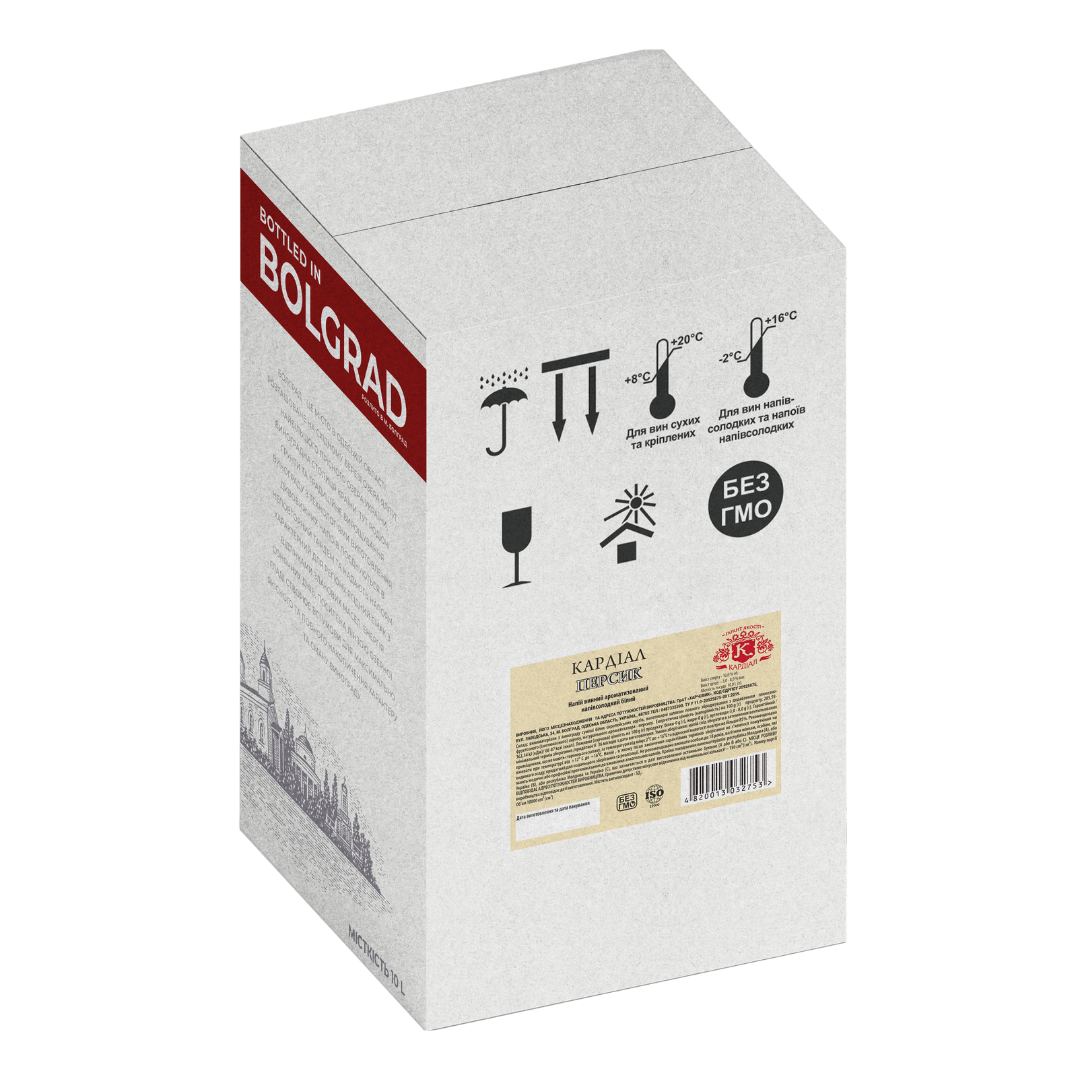 Напій винний Болград Кардіал Персик білий 10л 9-12% купити