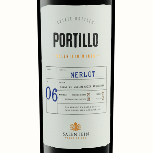 Вино Portillo Merlot Salentein красное сухое 0,75л 14% купить