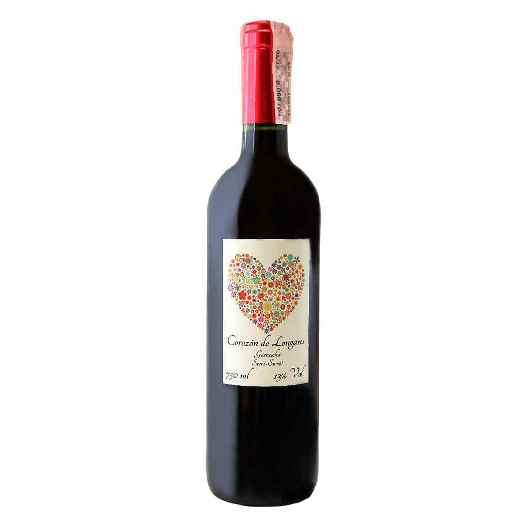 Вино Сorazon de Longares Garnacha Semisweet червоне напівсолодке 0,75л 13%