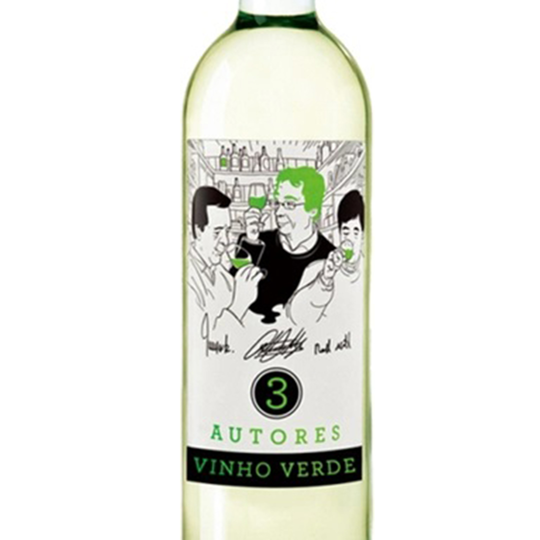 Вино 3 Autores Vinho Verde біле сухе 0,75л 8,5% купити
