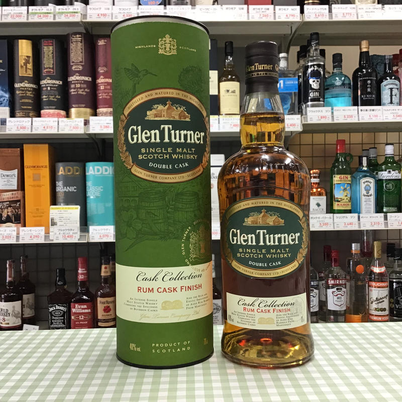 Віскі Glen Turner Rum Cask Finish 0,7 л 40% в подарунковій упаковці купити