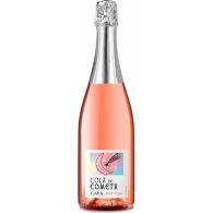 Вино ігристе Cola de Cometa Cava рожеве брют 0,75л 11,5%