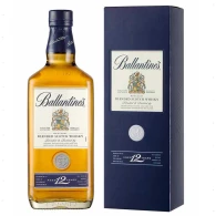 Виски Ballantine's 12 лет выдержки 0,7л 40% в подарочной упаковке