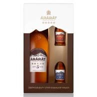 Набір бренді Ararat 5 років витримки 0,7 л 40%, Ani 7 років 0,05л, Akhtamar 10 років 0,05л