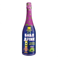 Шампанское детское сокосодержащее с ароматом персика Бабл Дринк 0,75л