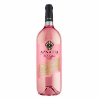 Вино Aznauri Alazani Valley рожеве напівсолодке 1,5л 9,0-13%