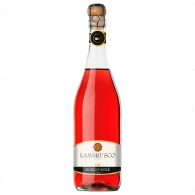 Вино игристое Borgo Sole Lambrusco Dell`Emilia IGT Rosato Amabile розовое полусладкое 0,75л 8%