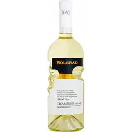 Вино Bolgrad Traminer Select Good Year белое полусладкое 0,75л 9-13 %