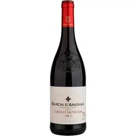 Вино Baron d'Arignac Cabernet Sauvignon червоне сухе 0,75л 12%