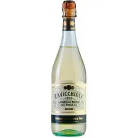Вино игристое Cavicchioli Lambrusco Emilia Bianco Dolce Белое полусладкое 0,75л 7,5%