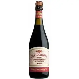 Вино игристое Cavicchioli Lambrusco Emilia Rosso Dolce красное полусладкое 0,75л 7,5 %