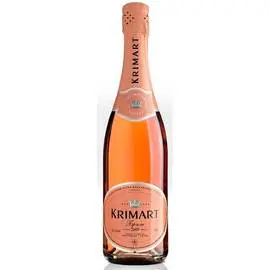 Вино ігристе Krimart рожеве брют 0,75л 10-13,5%