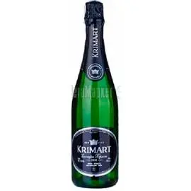 Игристое вино Krimart белое экстра брют в тубусе 0,75л 10-13,5% купить