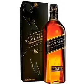 Виски Johnnie Walker Black Label 12 лет выдержки 1л 40%