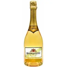Вино игристое Bagrationi белое полусладкое 0.75л 12% купить