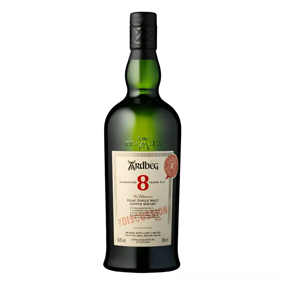 Виски Ardbeg 8 лет выдержки 0,7л 50,8%