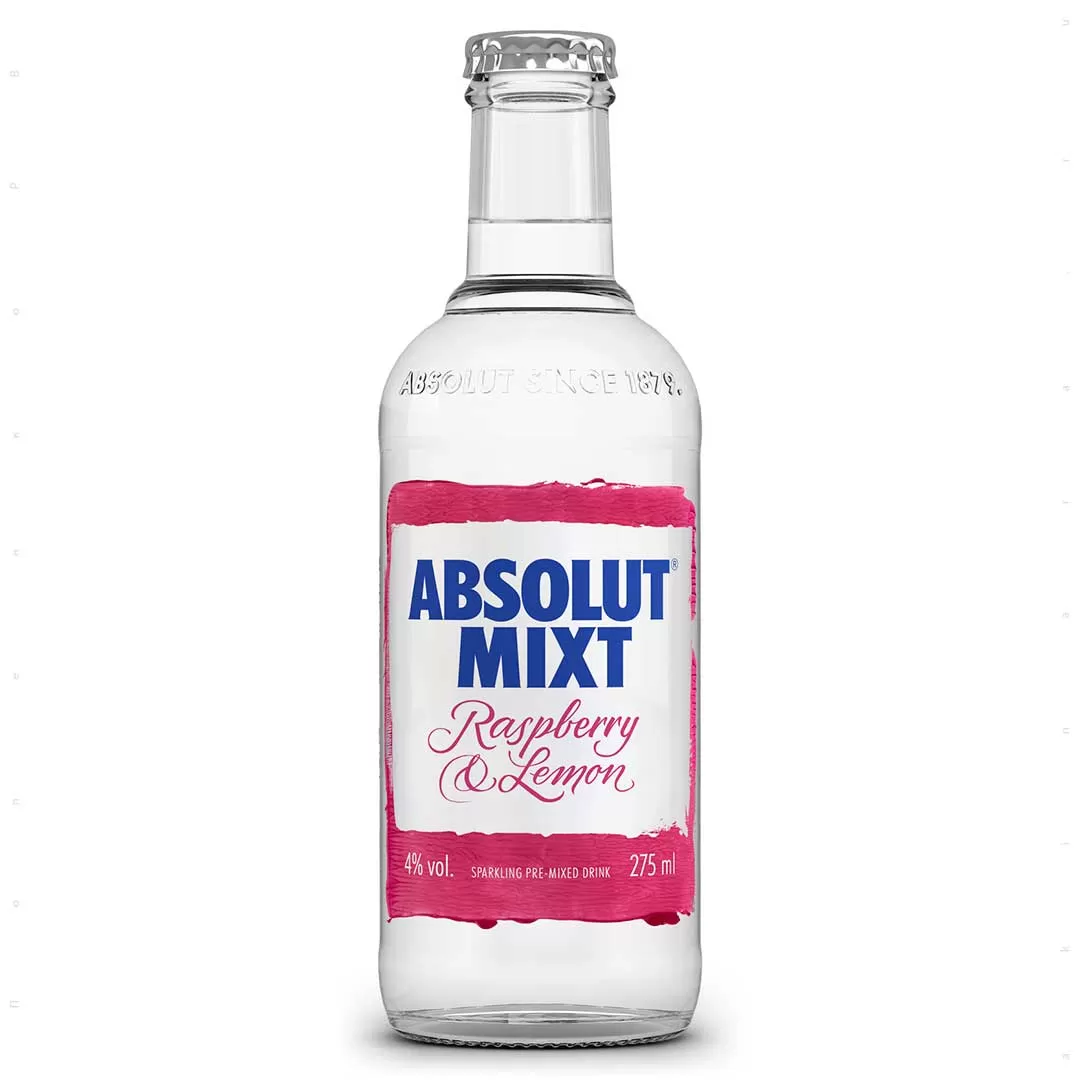 Напиток Absolut Mixt Raspberry &amp; Lemon слабоалкогольный 0,27 л 4% купить