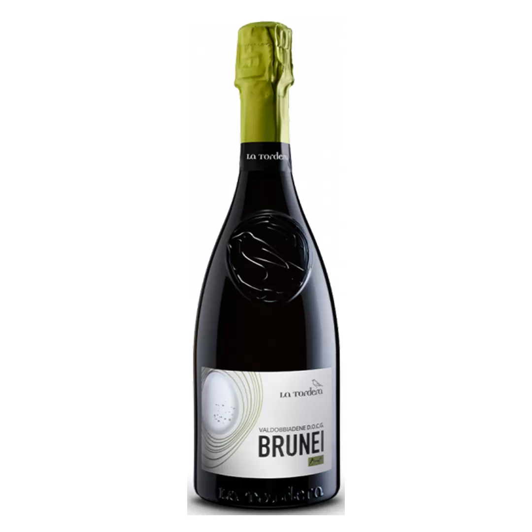 Вино игристое La Tordera Prosecco Valdobbiadene Superiore Docg Brunei Spumante белое брют 0,75л 11,5%