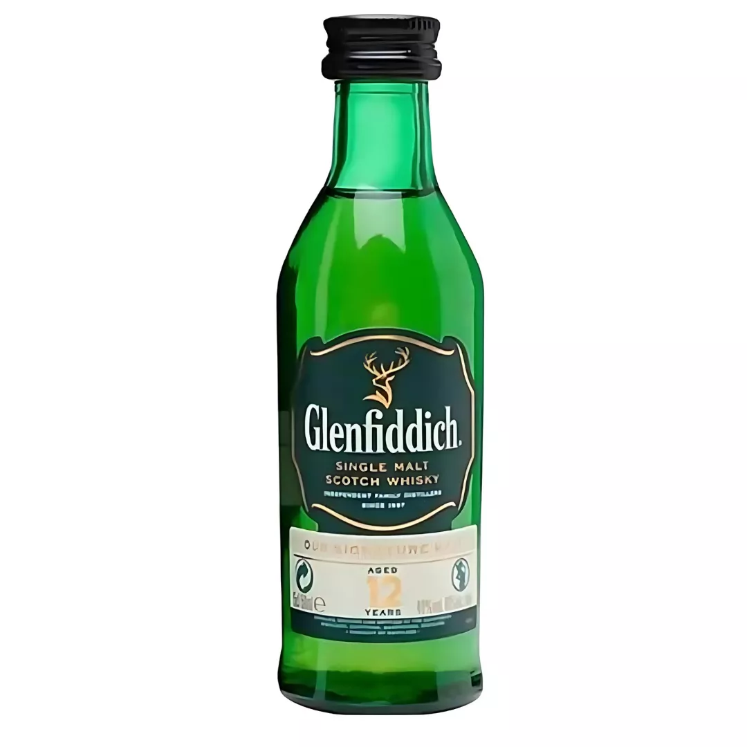 Виски Glenfiddich 12 лет выдержки 0,05л 40%