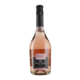 Вино ігристе рожеве брют Soligo Prosecco Treviso Millesimato Rose 0,75 л 11,5%