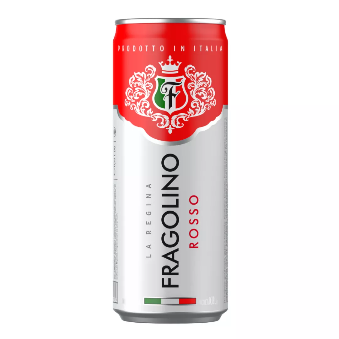 Напій винний Fragolino Rosso La Regina з/б 0,33л 7%