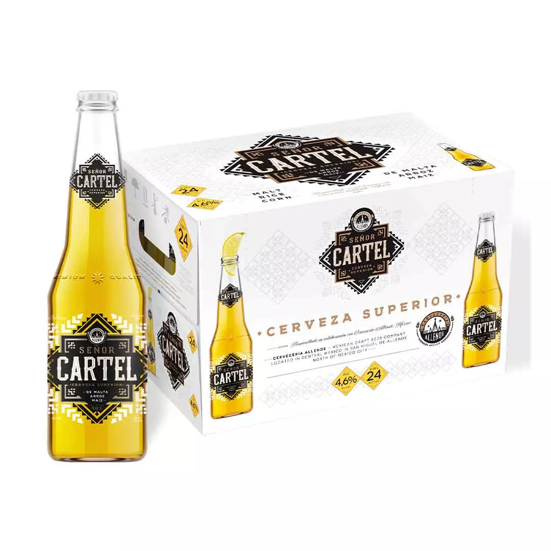 Пиво Señor Cartel світле 0,33л 4,6%