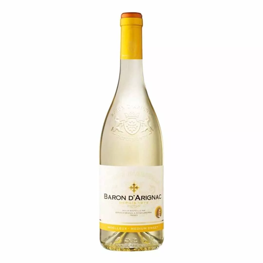 Вино Baron d'Arignac Muscat біле напівсолодке 0,75л 10,5%