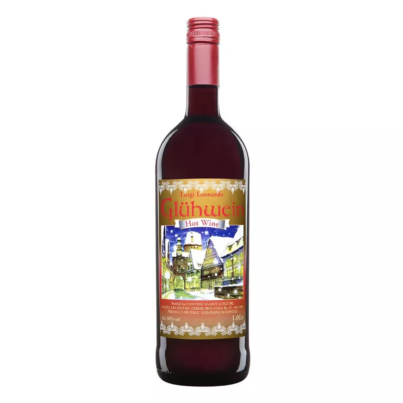 Вино Luigi Leonardo Gluhwein червоне сухе 0,75л 12,5%