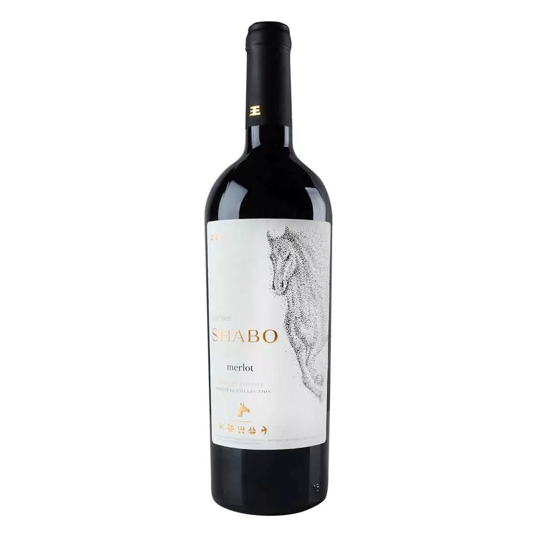 Вино Shabo Мерло Original Collection червоне сухе 0,75 л 13,8%