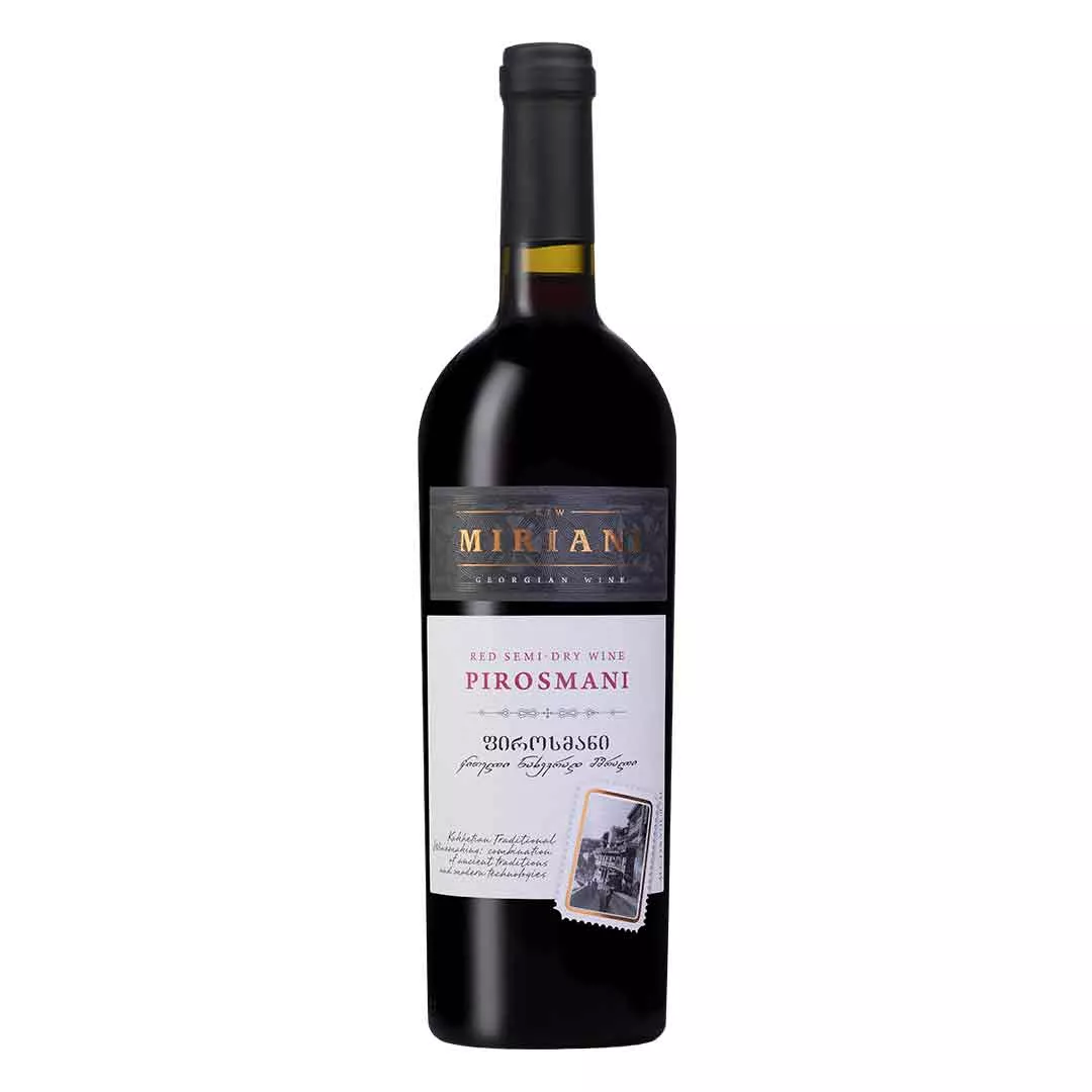 Вино Miriani Піросмані червоне напівсухе 0,75л 11-12%